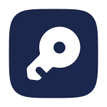 Key Minimalistic Square SVG Icon